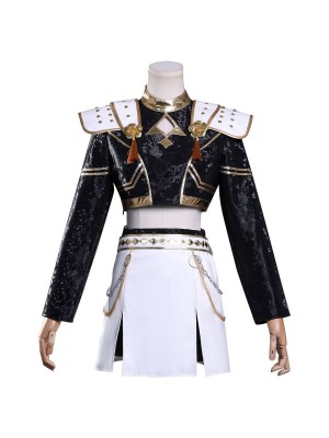 Simil Korean Pop Coreano Performance Hunter Vestito Completo Zoe DEMON0143